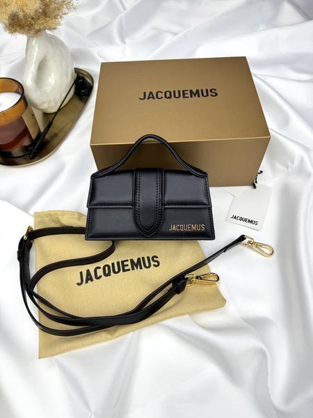 Сумка в стилі Jacquemus mini Black P12008 фото