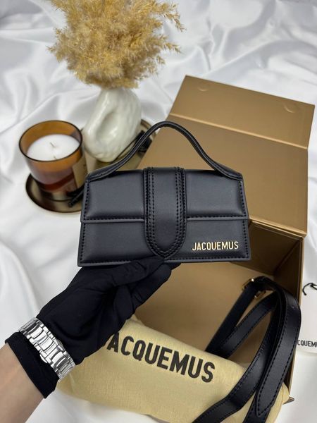 Сумка в стилі Jacquemus mini Black P12008 фото