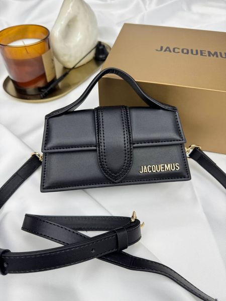 Сумка в стилі Jacquemus mini Black P12008 фото