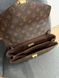 Модель в стилі Louis Vuitton Pochette Metis Brown 24 см 102-1 фото 4