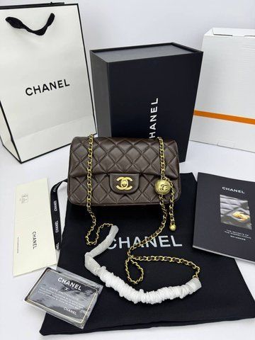 Модель в стилі Chanel Chocolate Gold 20 см P10091 фото