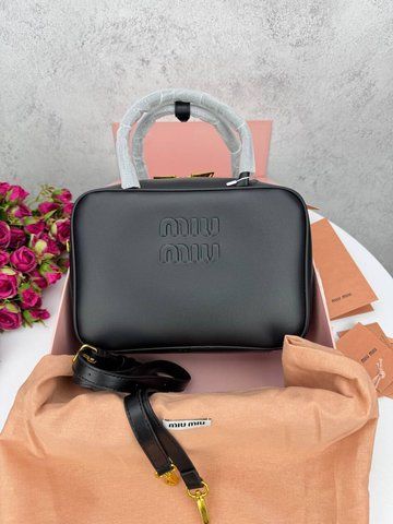 Сумка в стилі Miu Miu Black P17023 фото