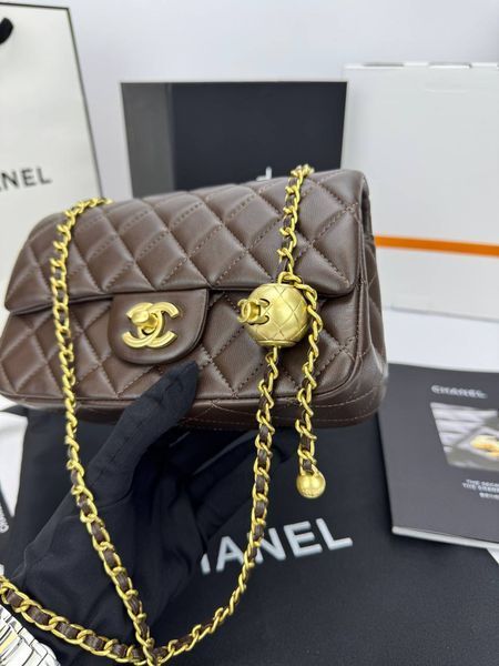 Модель в стилі Chanel Chocolate Gold 20 см P10091 фото