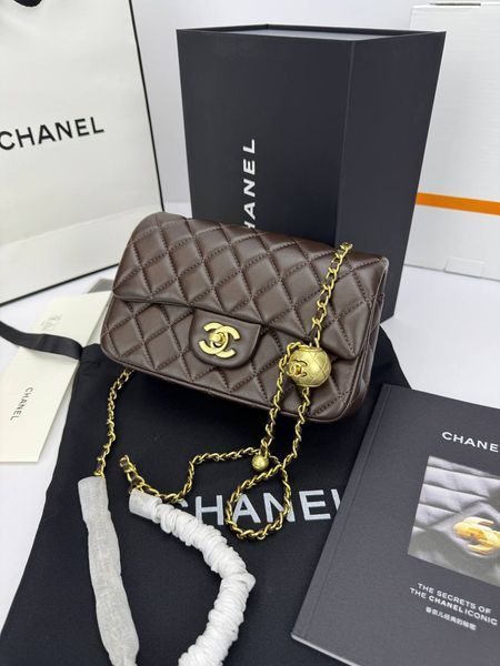 Модель в стилі Chanel Chocolate Gold 20 см P10091 фото