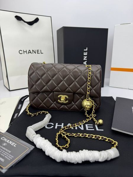 Модель в стилі Chanel Chocolate Gold 20 см P10091 фото