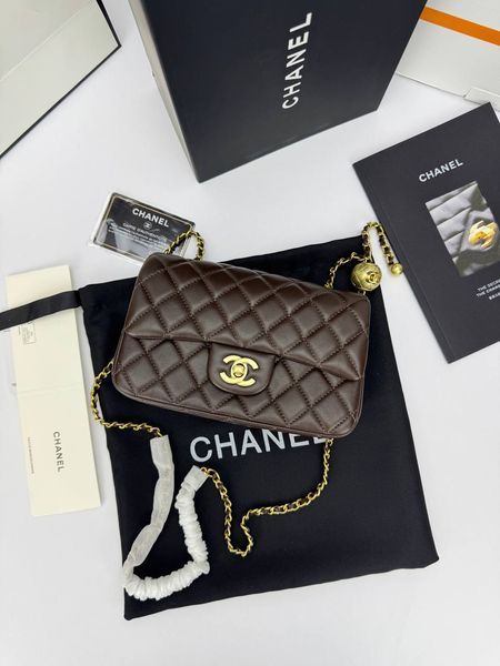 Модель в стилі Chanel Chocolate Gold 20 см P10091 фото