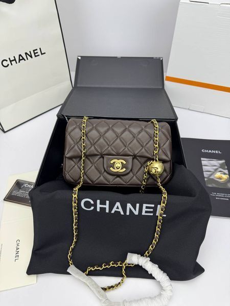 Модель в стилі Chanel Chocolate Gold 20 см P10091 фото