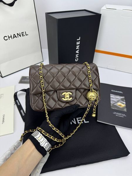 Модель в стилі Chanel Chocolate Gold 20 см P10091 фото