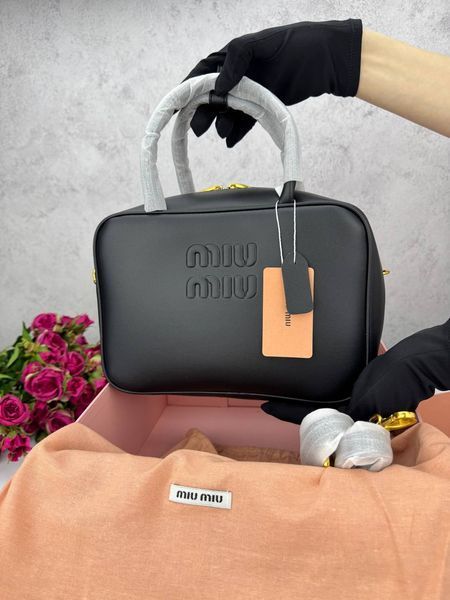 Сумка в стилі Miu Miu Black P17023 фото