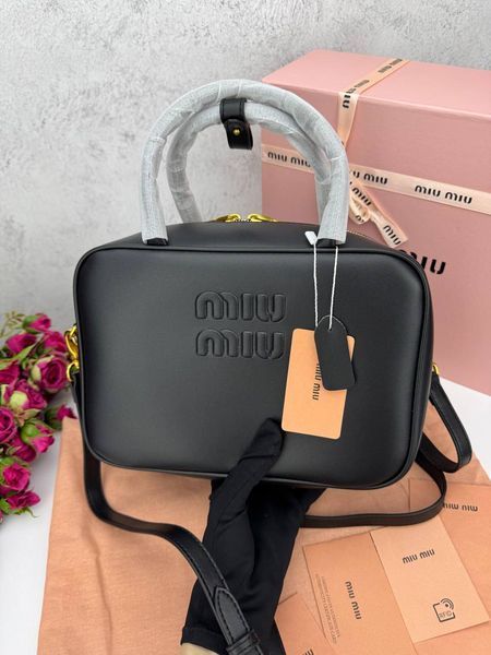 Сумка в стилі Miu Miu Black P17023 фото