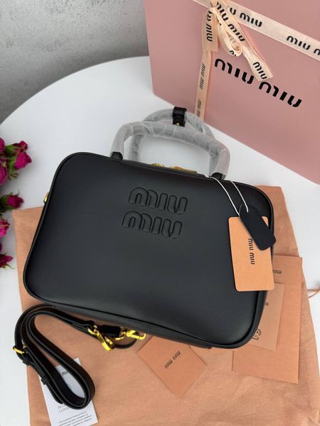 Сумка в стилі Miu Miu Black P17023 фото