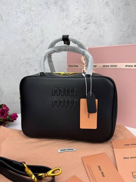 Сумка в стилі Miu Miu Black P17023 фото