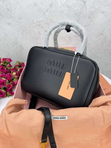 Сумка в стилі Miu Miu Black P17023 фото