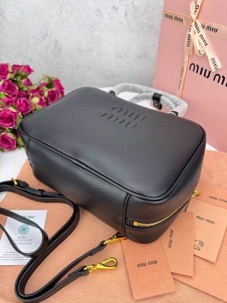 Сумка в стилі Miu Miu Black P17023 фото