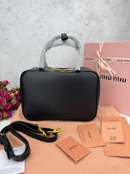 Сумка в стилі Miu Miu Black P17023 фото