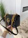 Модель в стилі Gucci Marmont Medium Black P11034 фото 5