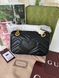 Модель в стилі Gucci Marmont Medium Black P11034 фото 3