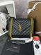 Сумка в стиліYves Saint Laurent Envelope Black Gold  P5025 фото 4