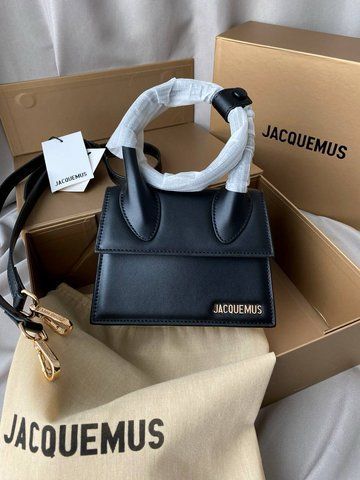 Сумка в стилі Jacquemus Black P12002 фото