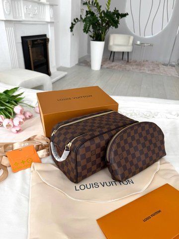 Сумка в стилі Louis Vuitton Dopp Kit Toilet Pouch 27 см P1064 фото