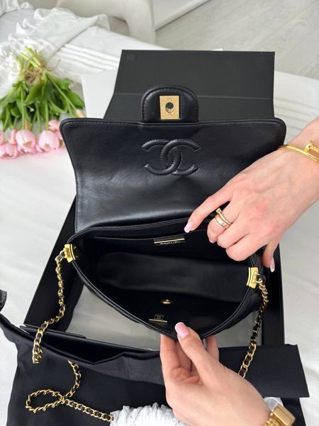 Модель в стилі Chanel Black Gold P10151 фото