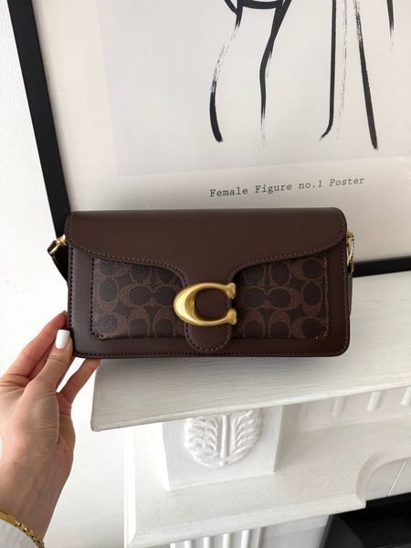 Модель в стилі Coach Tabby Chocolate 26см  P9056 фото