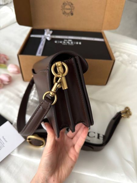 Модель в стилі Coach Tabby Chocolate 26см  P9056 фото