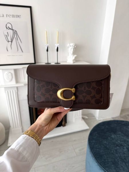 Модель в стилі Coach Tabby Chocolate 26см  P9056 фото