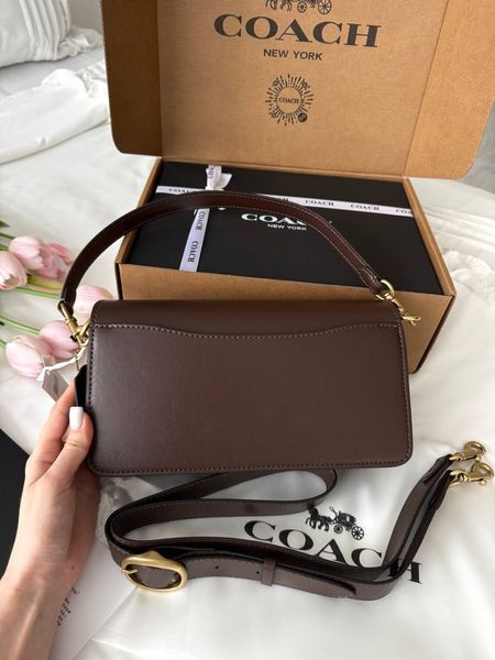 Модель в стилі Coach Tabby Chocolate 26см  P9056 фото