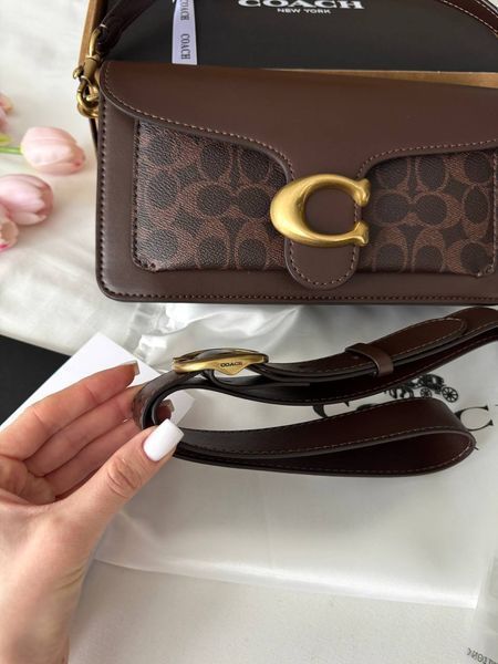 Модель в стилі Coach Tabby Chocolate 26см  P9056 фото