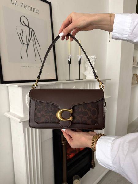 Модель в стилі Coach Tabby Chocolate 26см  P9056 фото