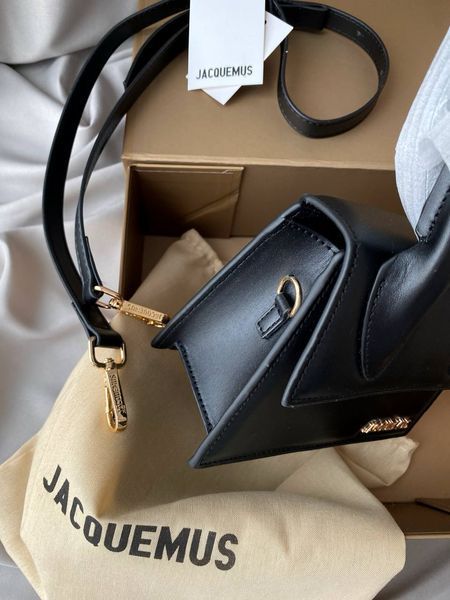 Сумка в стилі Jacquemus Black P12002 фото