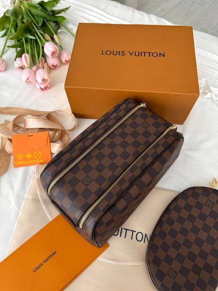 Сумка в стилі Louis Vuitton Dopp Kit Toilet Pouch 27 см P1064 фото