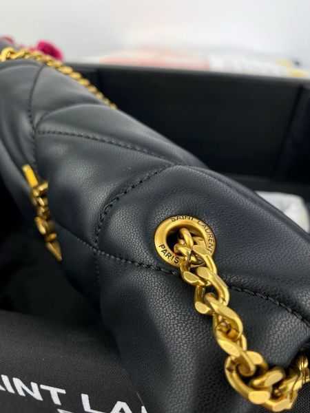 Сумка в стилі Yves Saint Laurent Puffer Black P5020 фото