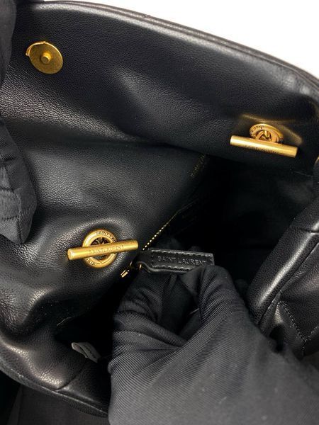 Сумка в стилі Yves Saint Laurent Puffer Black P5020 фото