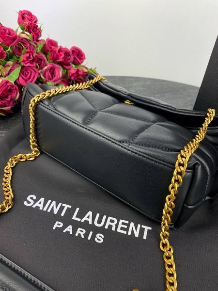 Сумка в стилі Yves Saint Laurent Puffer Black P5020 фото
