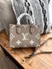 Модель в стилі  Louis Vuitton Onthego PM Beige 25см P1077 фото 2