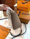 Модель в стилі  Louis Vuitton Onthego PM Beige 25см P1077 фото 4
