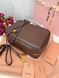 Сумка в стилі Miu Miu Brown P17022  фото 14