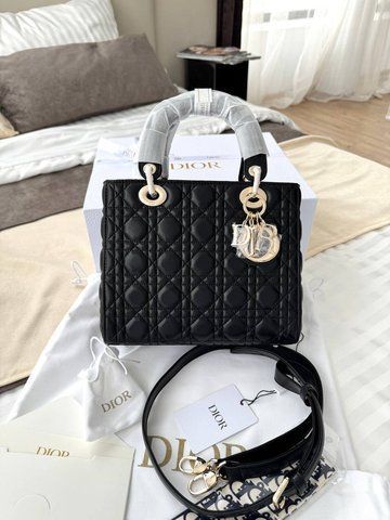 Модель в стилі Dior Lady Black Gold  24см P6073 фото
