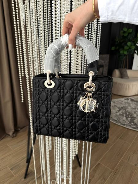 Модель в стилі Dior Lady Black Gold  24см P6073 фото
