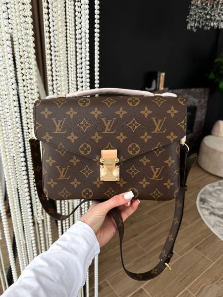 Модель в стилі Louis Vuitton Pochette Metis Brown 24см р1076 фото