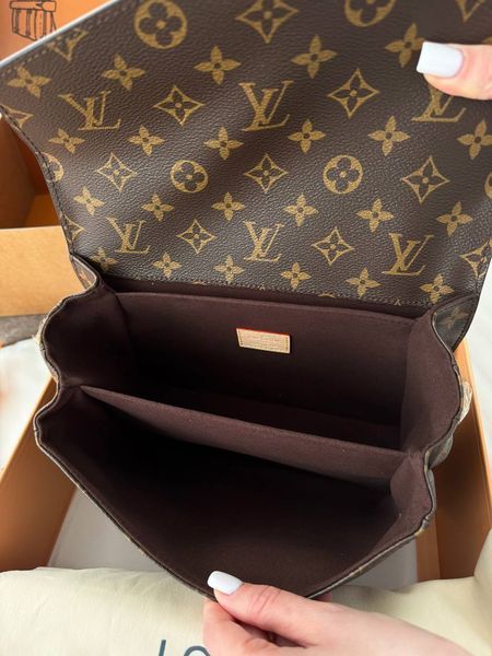 Модель в стилі Louis Vuitton Pochette Metis Brown 24см р1076 фото
