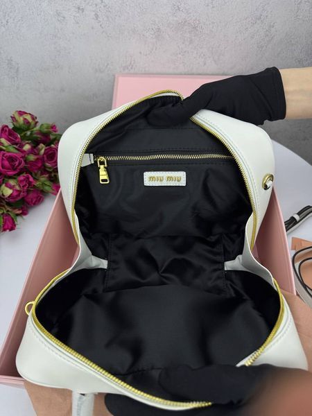Сумка в стилі Miu Miu White P17030 фото
