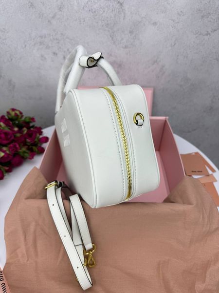 Сумка в стилі Miu Miu White P17030 фото