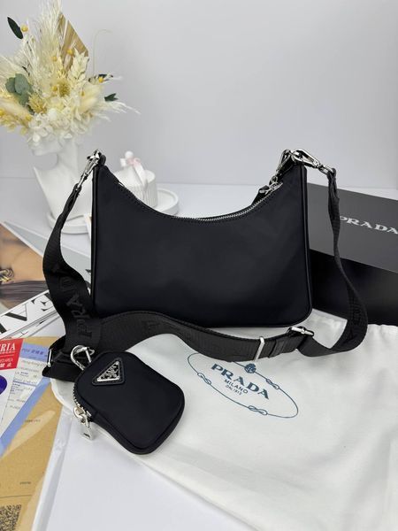 Сумка в стилі Prada Black P4002 фото