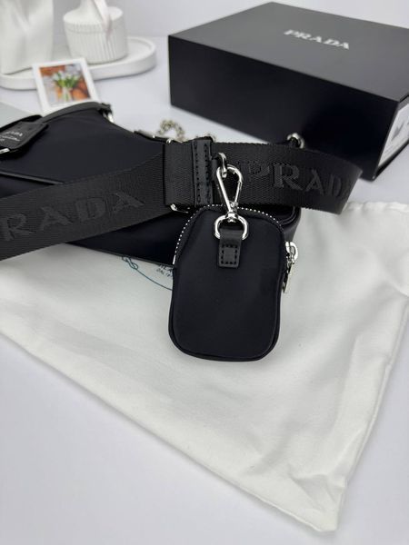 Сумка в стилі Prada Black P4002 фото