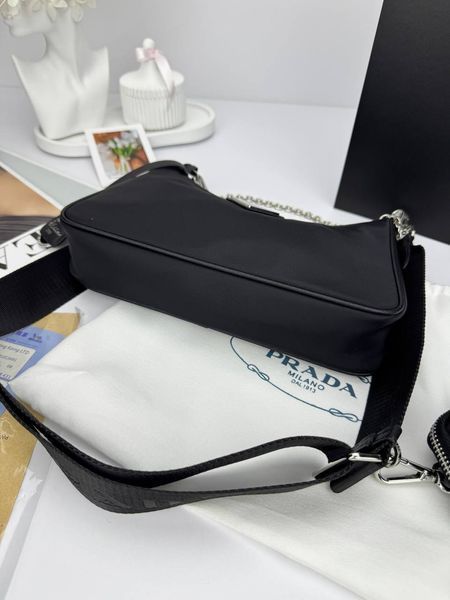 Сумка в стилі Prada Black P4002 фото