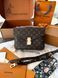 Модель в стилі Louis Vuitton Pochette Metis Brown 24см р1076 фото 10