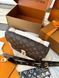Модель в стилі Louis Vuitton Pochette Metis Brown 24см р1076 фото 5